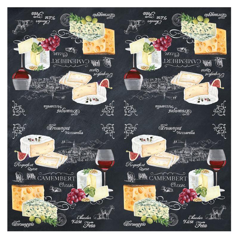 WORLD OF CHEESE Set 20 șervețele