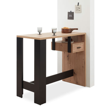 NEGRONI Masă bar, cu spațiu depozitare