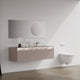 CHLOE Set mobilier baie, mască lavoar, top, lavoar și oglindă LED