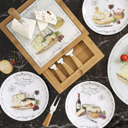 LES FROMAGES Set 5 piese servire brânzeturi