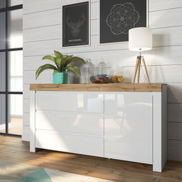 HILLARY Bufet 1 ușă, 3 sertare