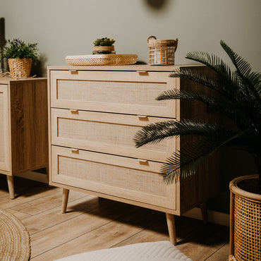 MAJORCA Comodă 3 sertare