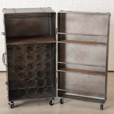 LOU Etajeră cu suport sticle