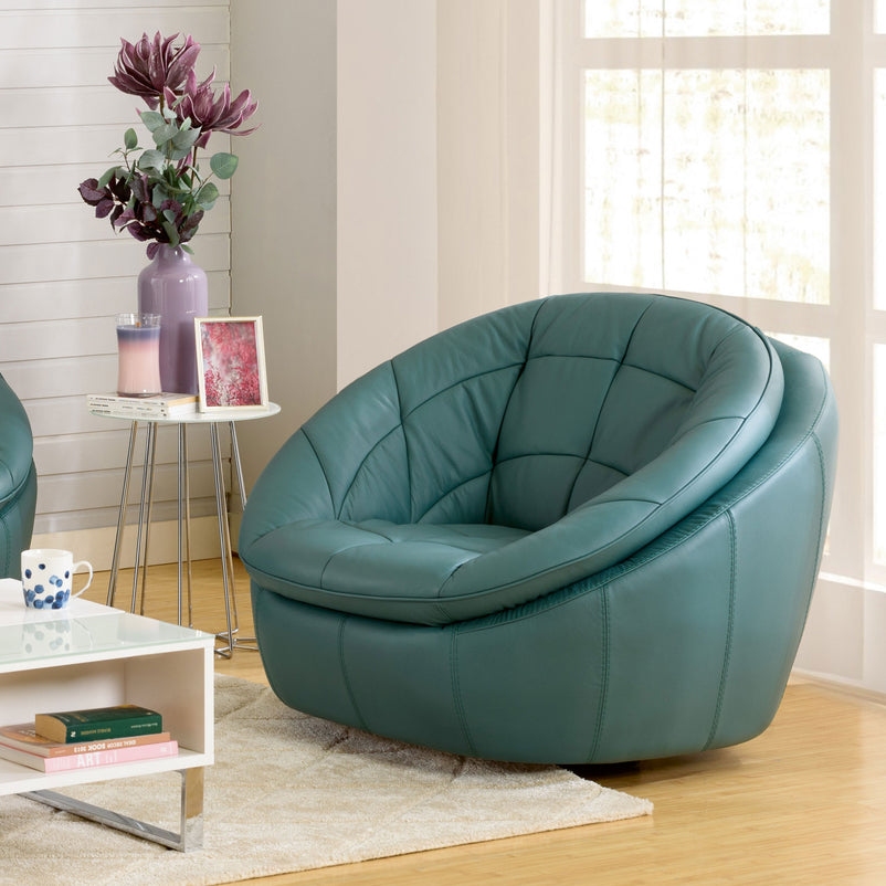 CHICAGO Fotoliu rotativ, piele