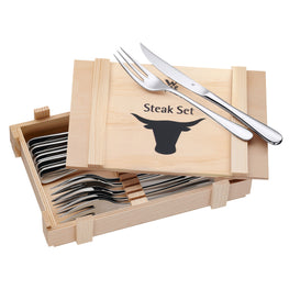 STEAK PROFI Set 6 cuțite cu furculițe