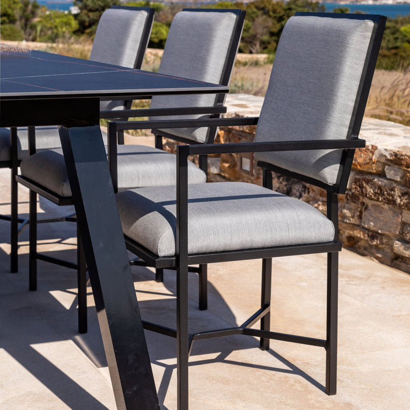 EVIE Set mobilier terasă/grădină, 2 scaune