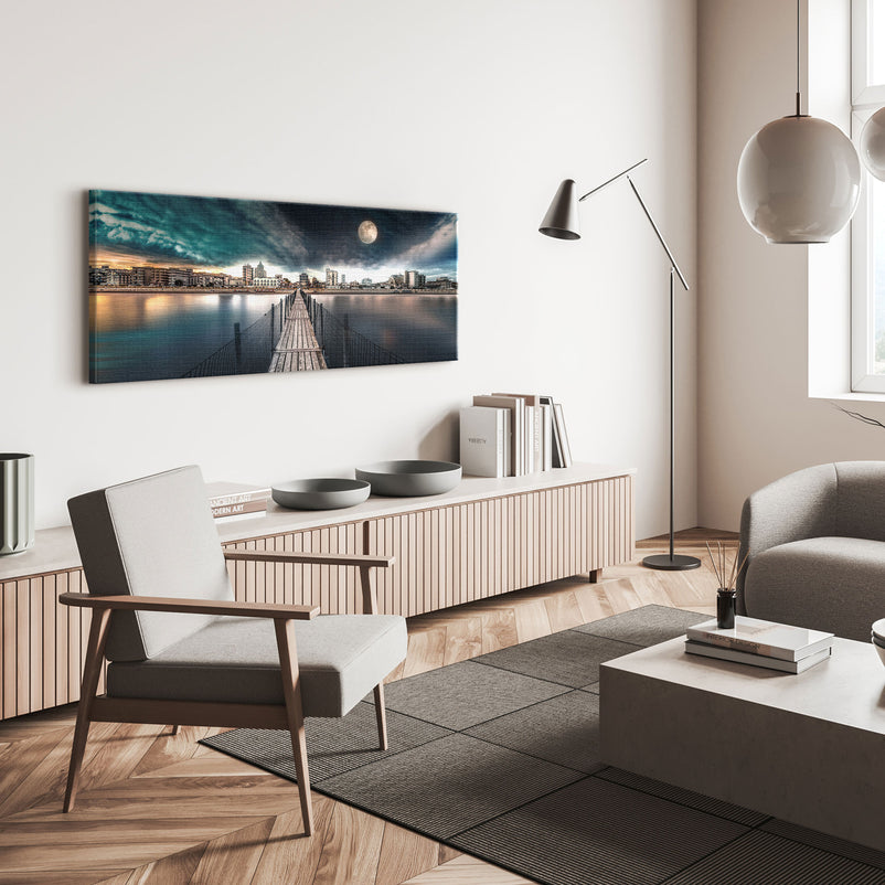 MOON CITY Tablou canvas