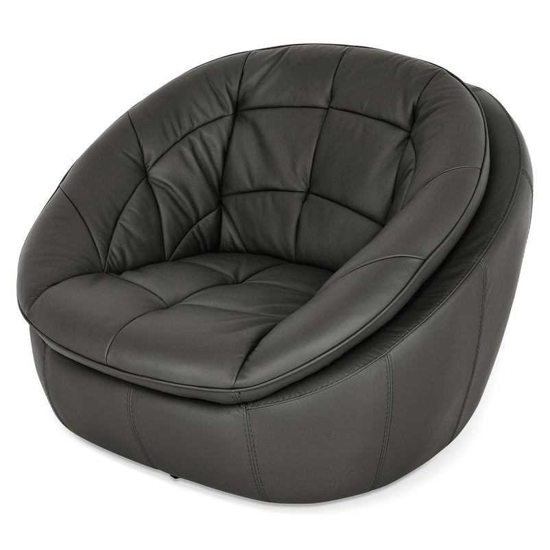 CHICAGO Fotoliu rotativ, piele