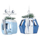 CABLE CAR Set 2 decorațiuni
