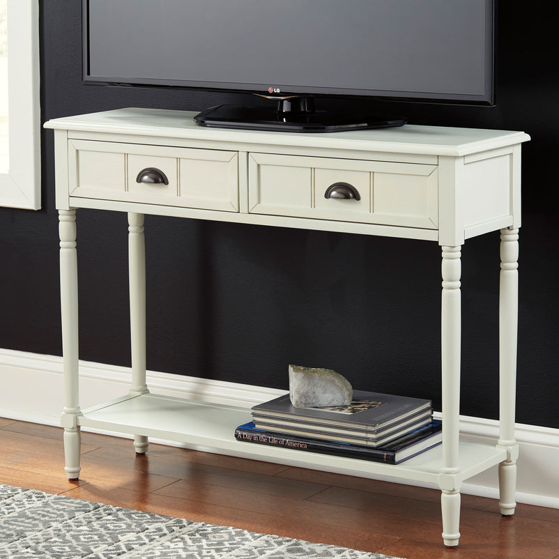 GOVERTON Consolă 2 sertare