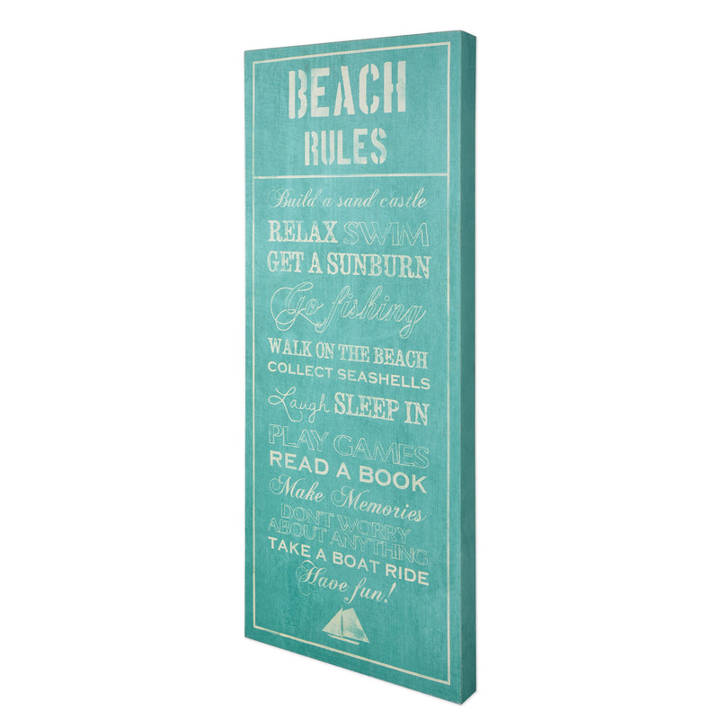 BEACH RULES Tablou canvas