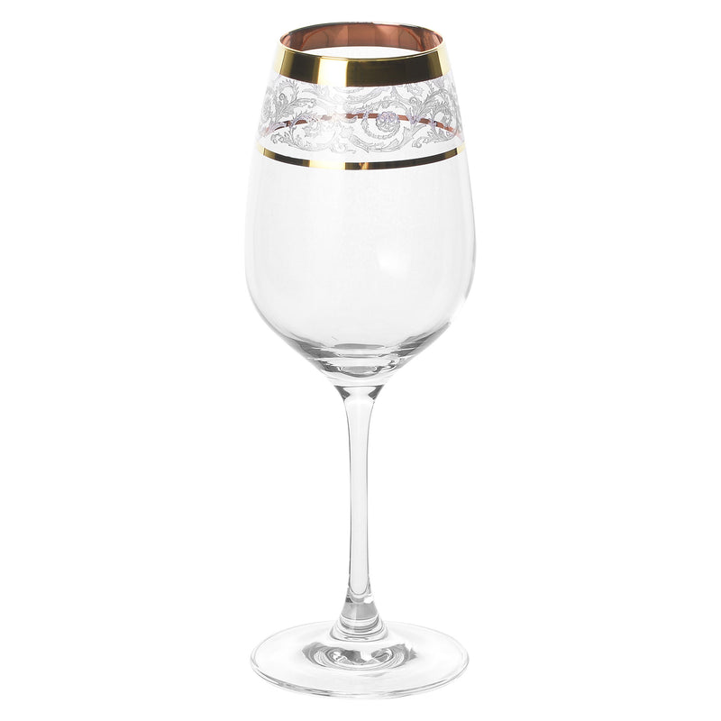 NESTON Set 6 pahare vin alb, sticlă, 340ml