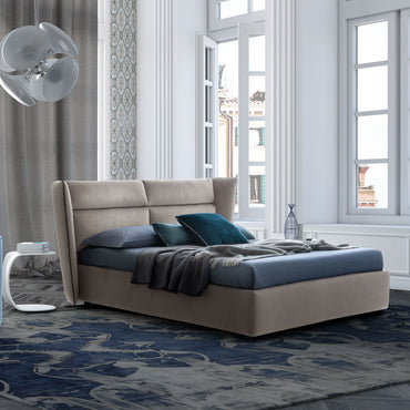 BURSTYN Pat tapițat, 160x200cm, somieră inclusă