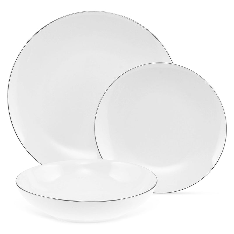 CLARA Set veselă, porțelan, 18 piese