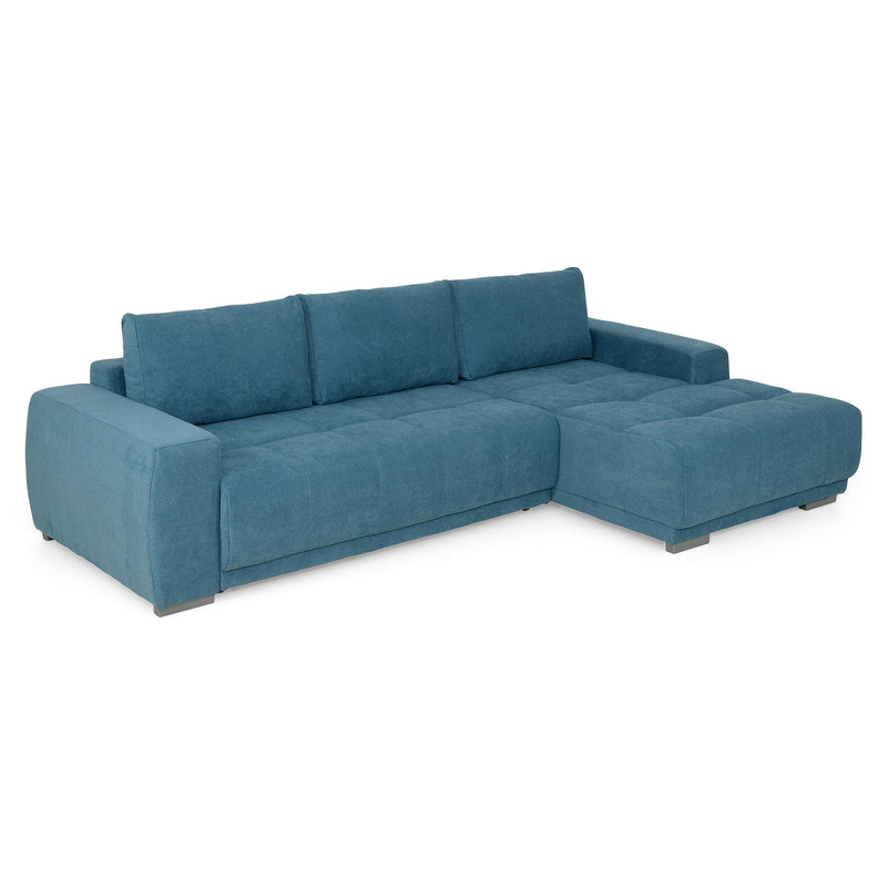 MONZA Colțar extensibil, 3 locuri, șezlong stânga/dreapta, stofă