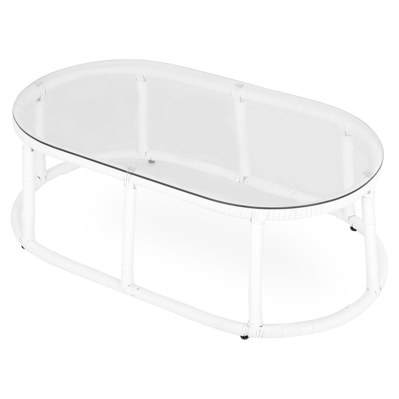 PAPASANS Set mobilier terasă/grădină, 2 fotolii, canapea și măsuță