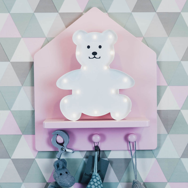 TEDDY Decor luminos din metal pentru copii