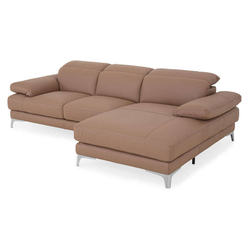 NATUZZI EDITIONS BLISS Colțar șezlong stânga/dreapta, mecanism brațe și tetiere, piele