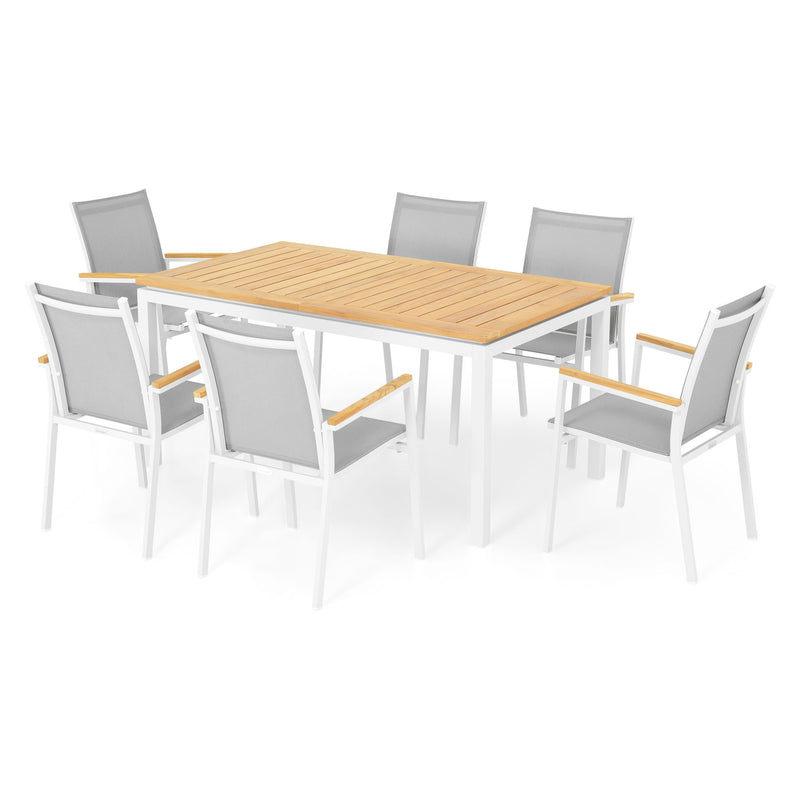 ESSENCE/SOHO Set mobilier terasă/grădină, 6 scaune și masă extensibilă