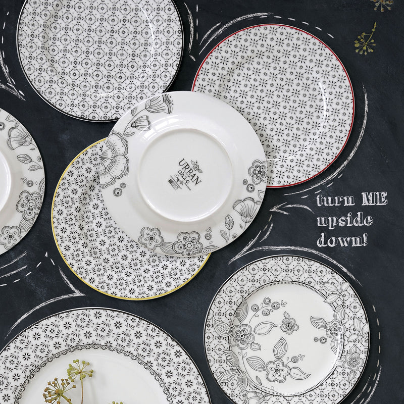 URBAN CHIC Farfurie aperitiv, porțelan, D.19cm