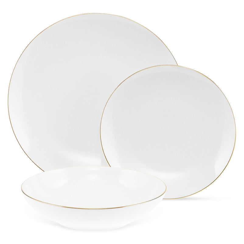 CLARA Set veselă, porțelan, 18 piese