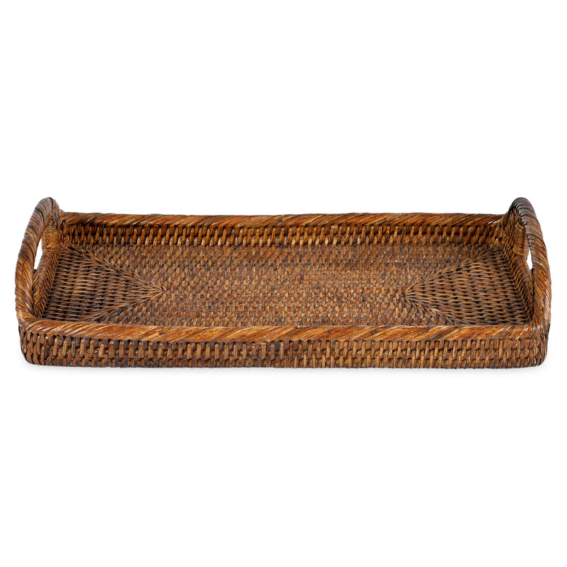 ARTESIA Tavă servire cu mânere, ratan, L.35.5cm