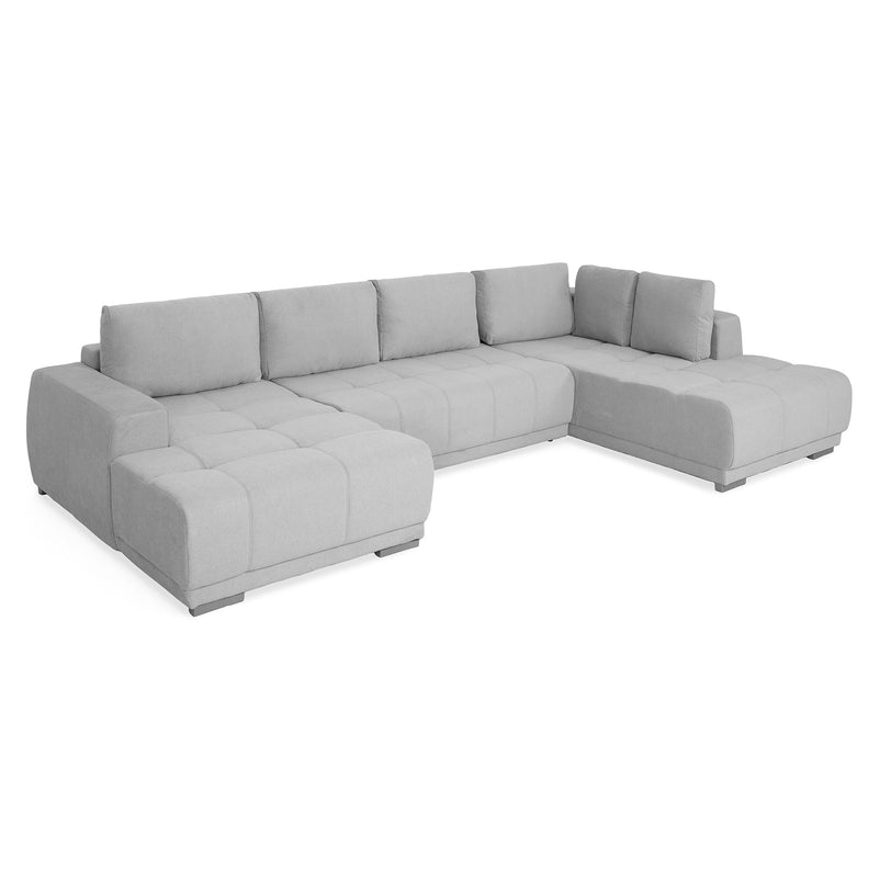 MONZA Ansamblu colțar extensibil stânga/dreapta, stofă