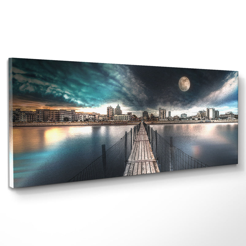 MOON CITY Tablou canvas