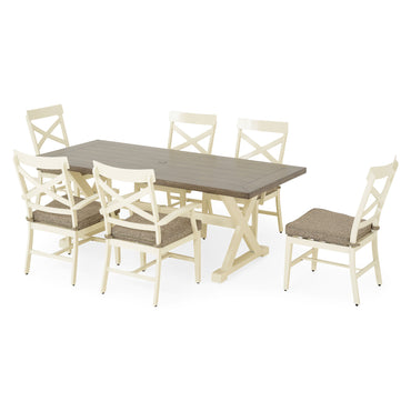 SIRIO Set mobilier terasă/grădină, 6 scaune și masă