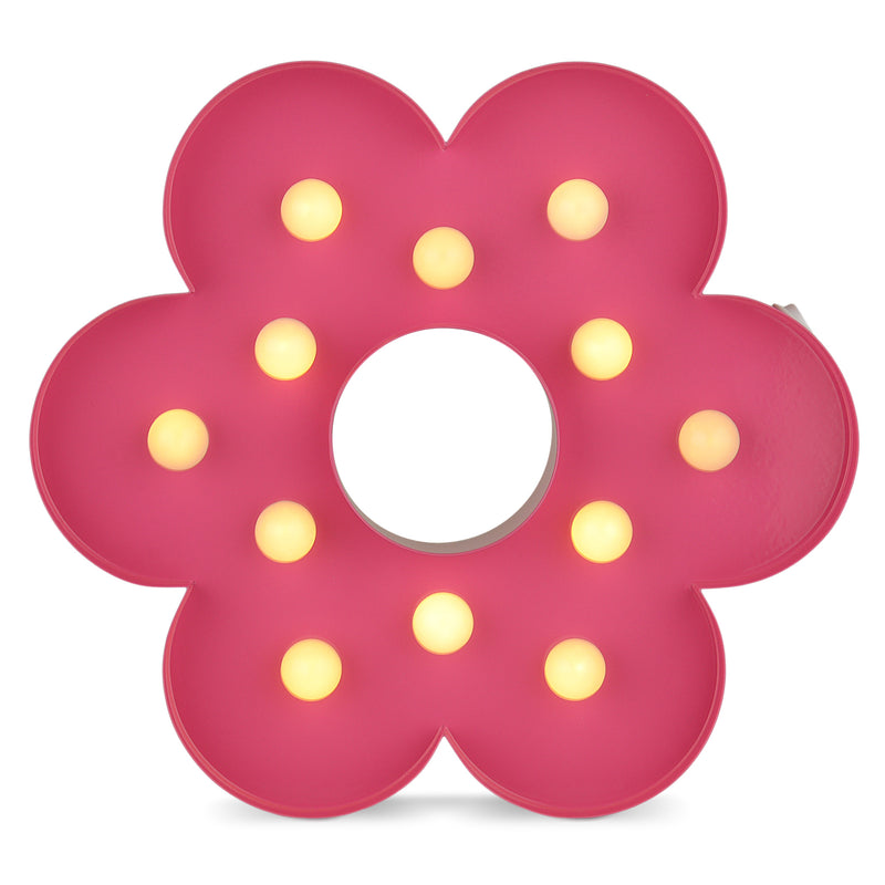 FLOWER Decor luminos din metal pentru copii