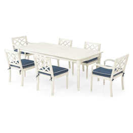 MARIE Set mobilier terasă/grădină, 6 scaune și masă