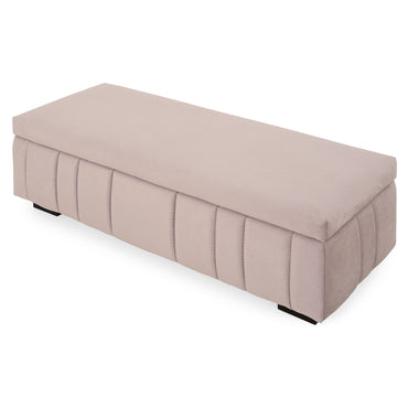 AVISO Banchetă cu ladă depozitare, stofă