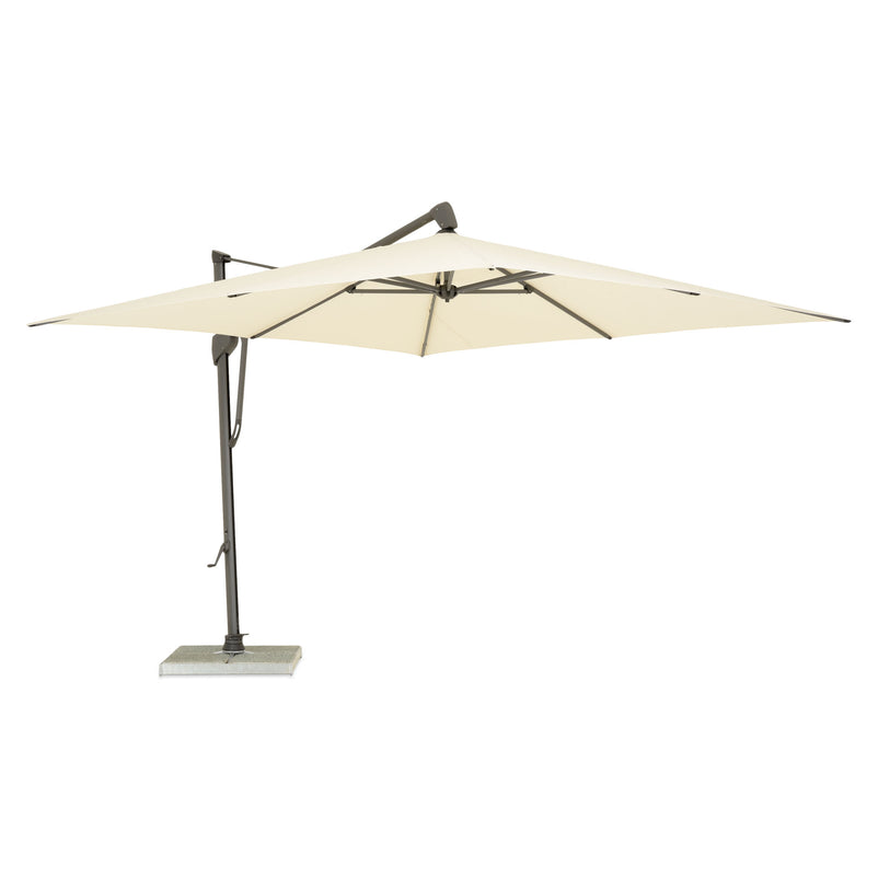 SOMBRANO EASY Umbrelă pătrată, bază inclusă, 350x350cm