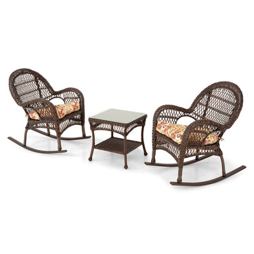 SUSAN Set mobilier terasă/grădină, 2 balansoare și măsuță