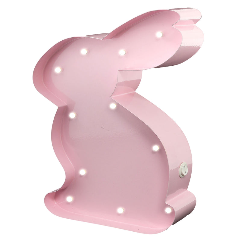 BUNNY Decor luminos din metal pentru copii