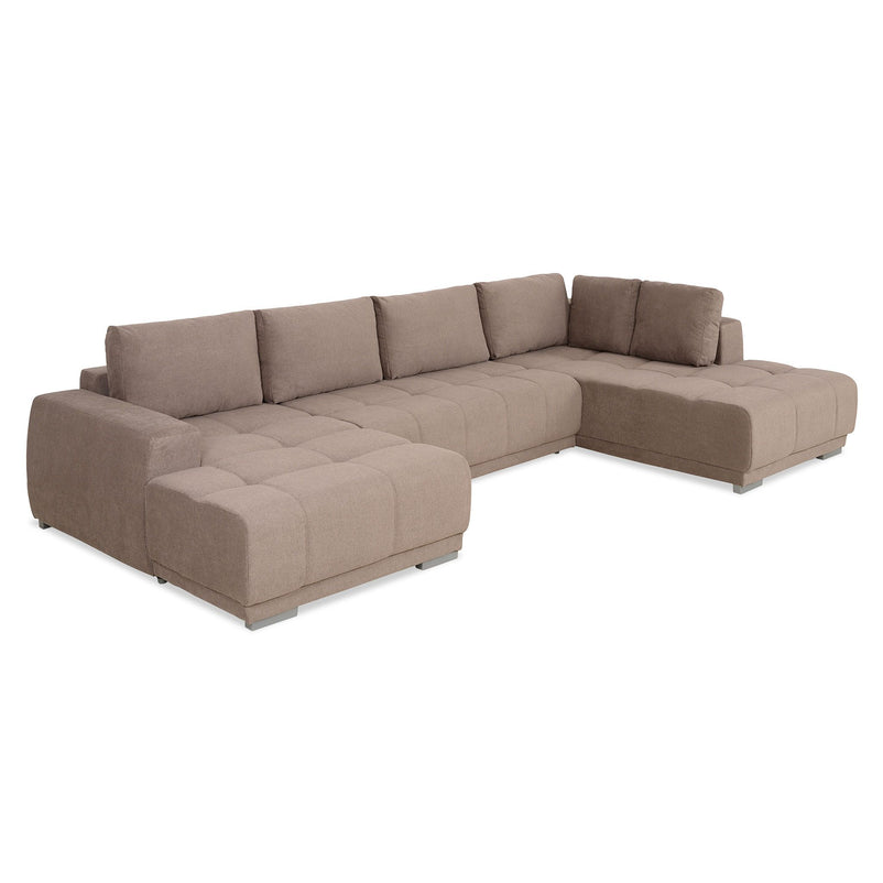 MONZA Ansamblu colțar extensibil stânga/dreapta, stofă