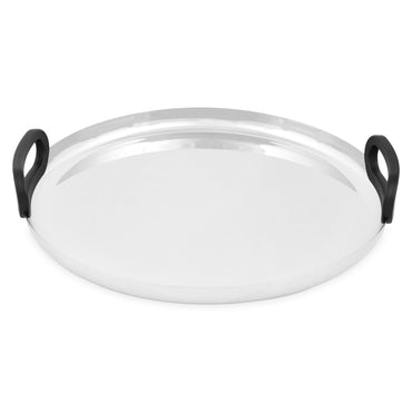 LOUNGE Tavă servire, cromargan, D.39cm