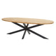 PRADO/FABRICE Set mobilier terasă/grădină, 6 scaune și masă