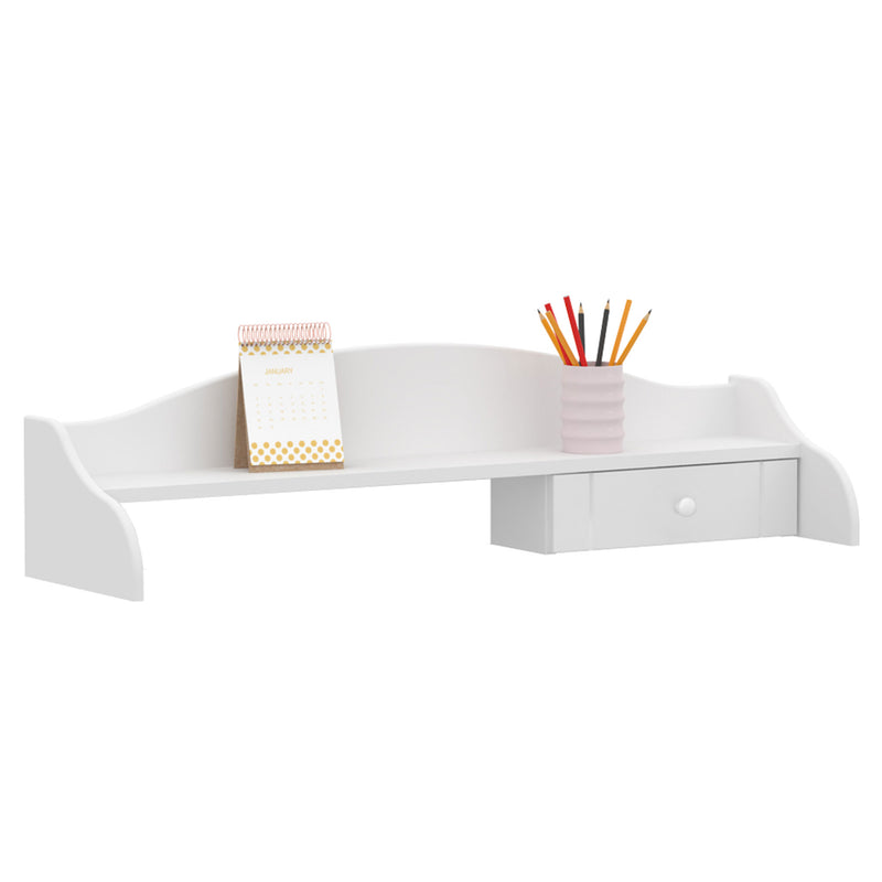 SIMPLE WHITE Suprapozabil birou copii, 1 sertar stânga/dreapta