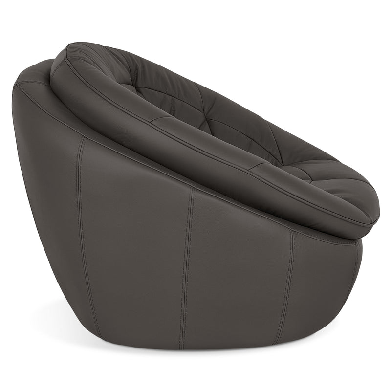 CHICAGO Fotoliu rotativ, piele