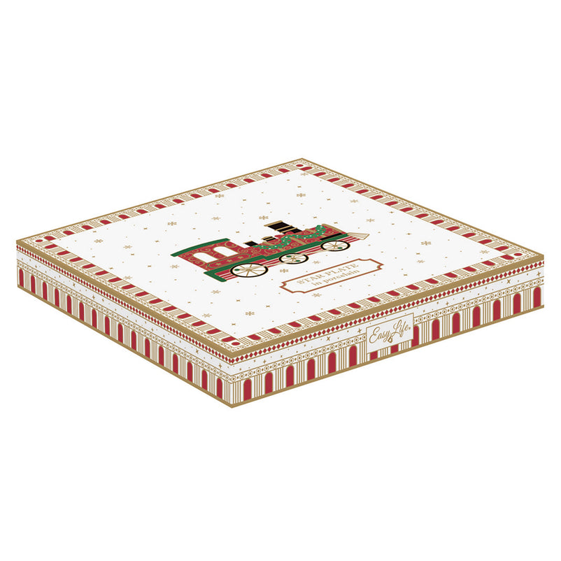 POLAR EXPRESS Platou servire, porțelan, D.19,5cm