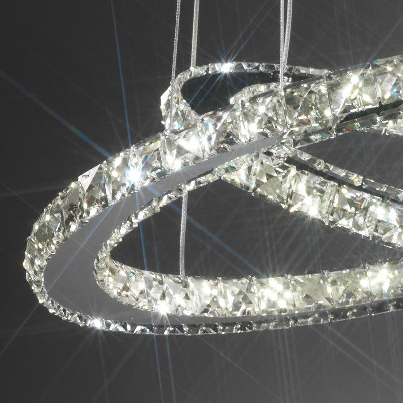 SATURNO Pendul 3x3W GU10+LED 22W LED