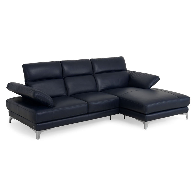 NATUZZI EDITIONS BLISS Colțar șezlong stânga/dreapta, mecanism brațe și tetiere, piele