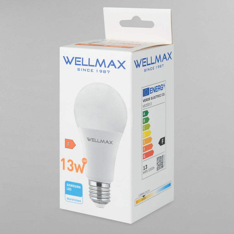 WELLMAX Bec LED, 13W E27