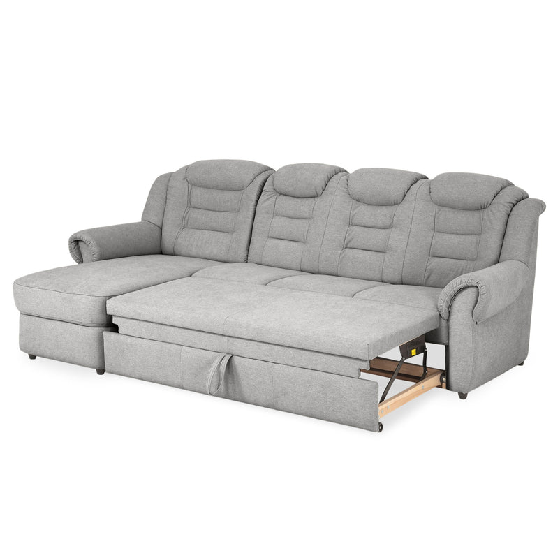 VELTEN Colțar extensibil, șezlong stânga/dreapta, stofă