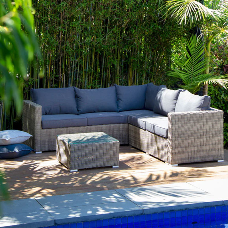 CASABOA Set mobilier terasă/grădină, colțar și măsuță