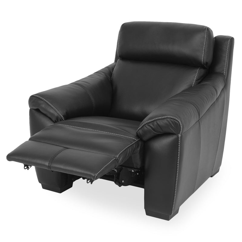 THOMSON Fotoliu cu recliner electric și mecanism tetieră, piele