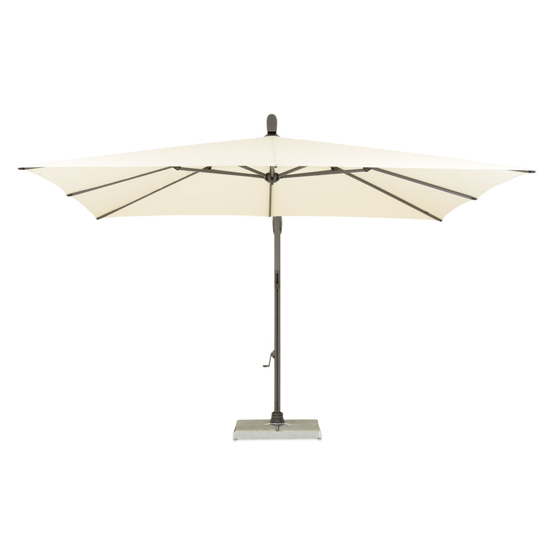 SOMBRANO EASY Umbrelă pătrată, bază inclusă, 350x350cm