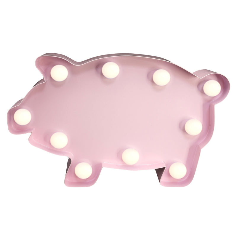 PIGGY Decor luminos din metal pentru copii