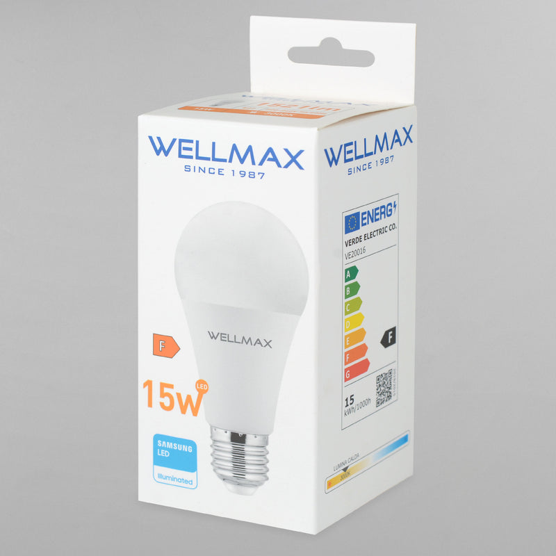 WELLMAX Bec LED, 15W E27